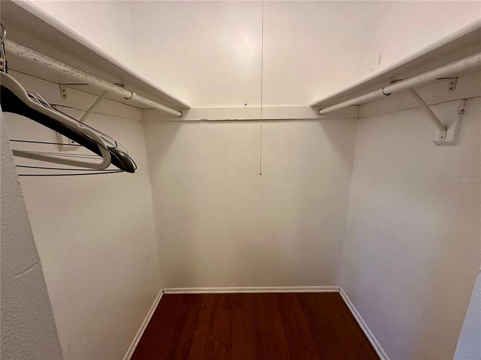 Primary walk-in closet