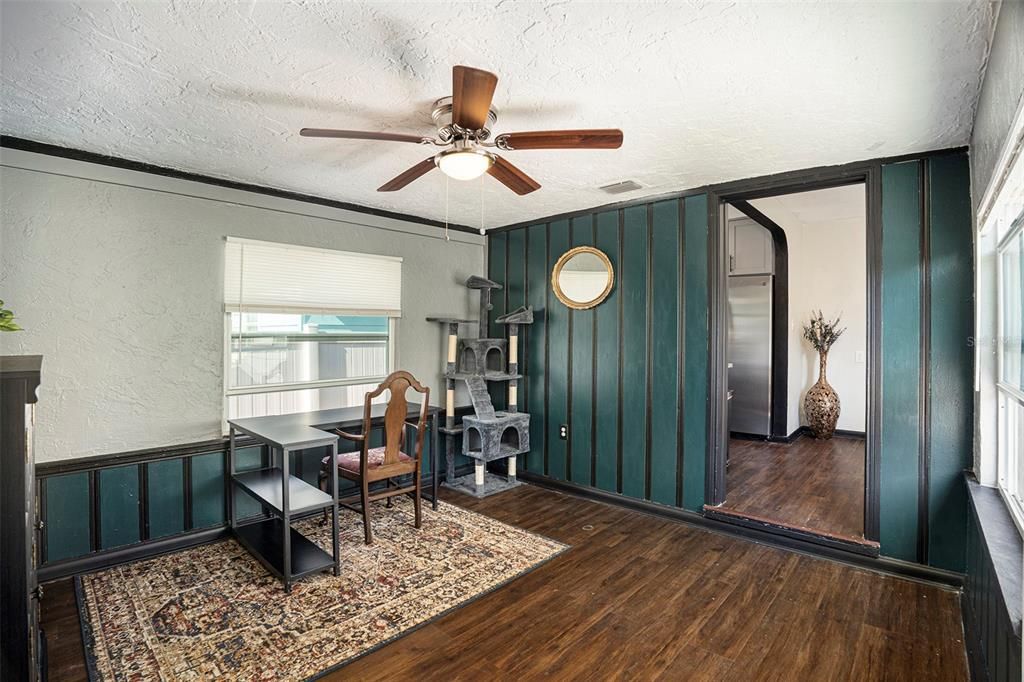 Bonus room with garage & backyard access