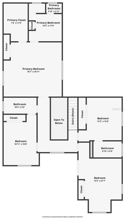 18307 White Fang Ct, Parrish FL 34219 FoxBrook Communities, MLS#A4630266upstairs floor plan