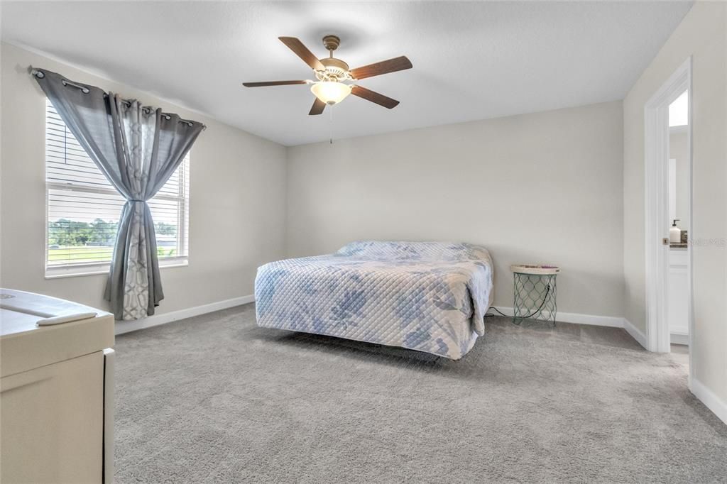 Master bedroom is spacious with a neutral pallet thru out makes a soothing respite.