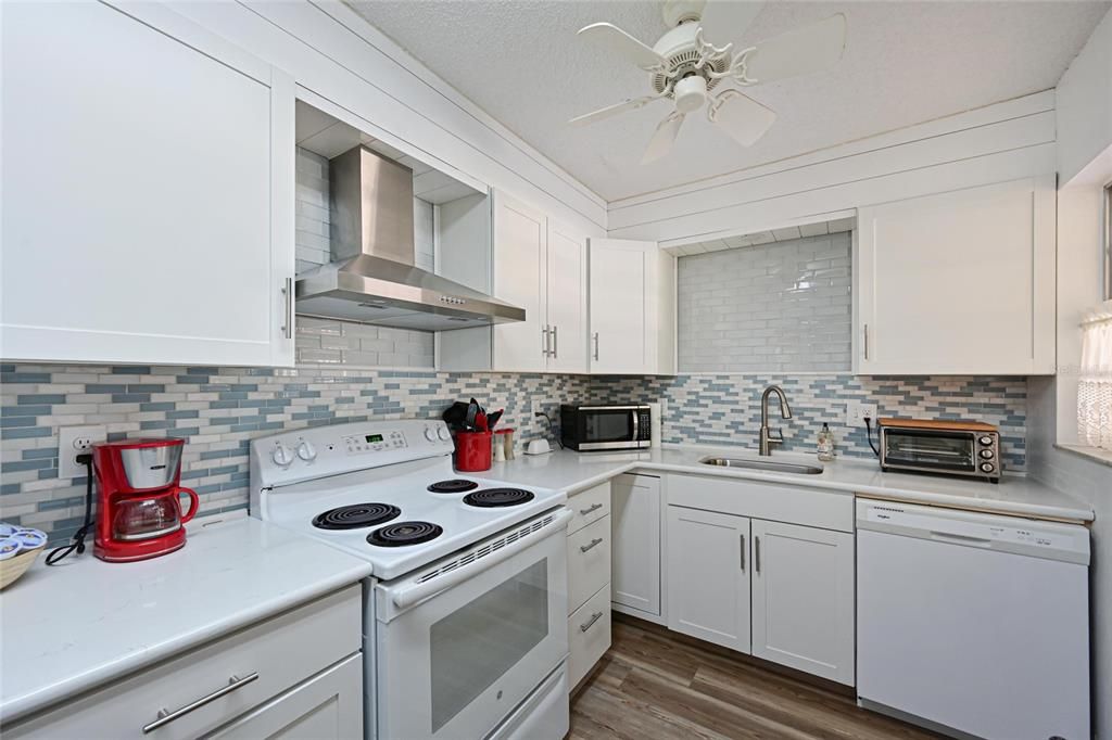 Remodeled kitchen