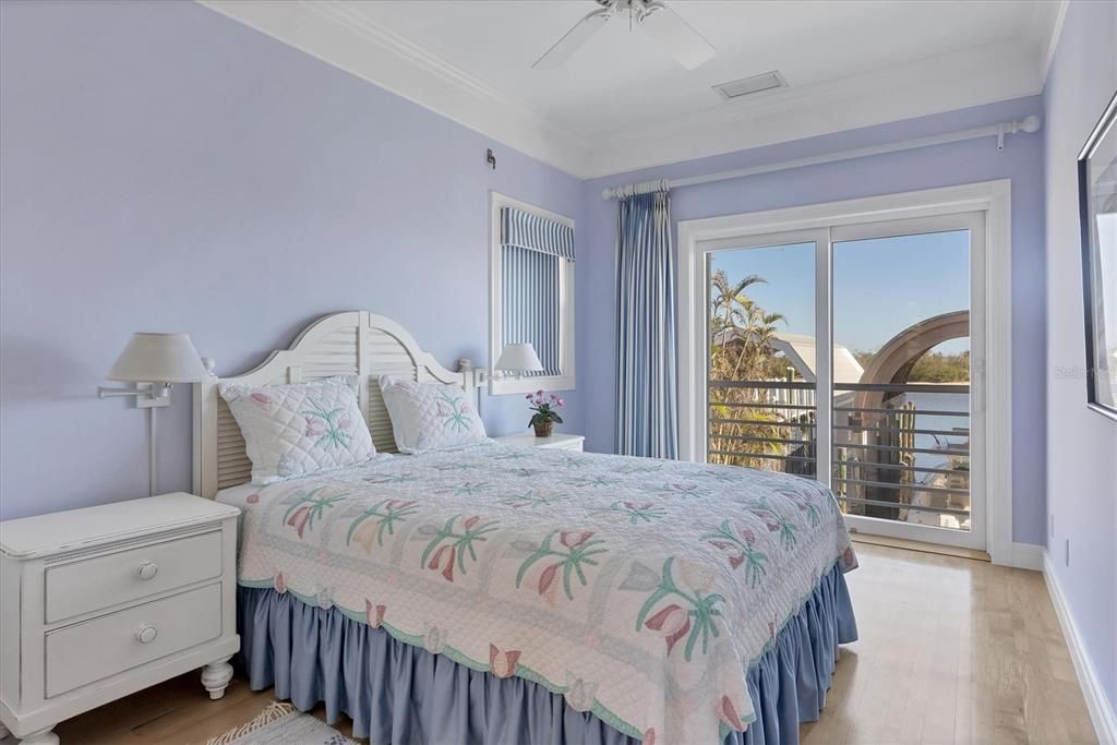 Master Bedroom with Water View!