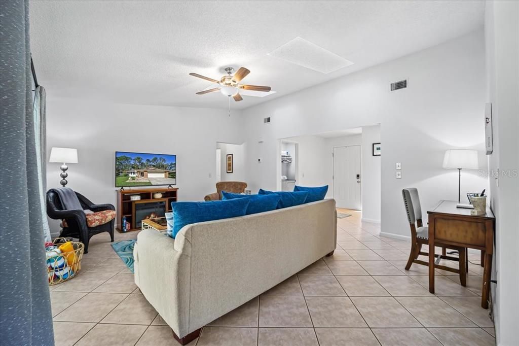 Living room- adjacent to foyer