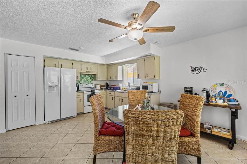 Ceiling fans accent home