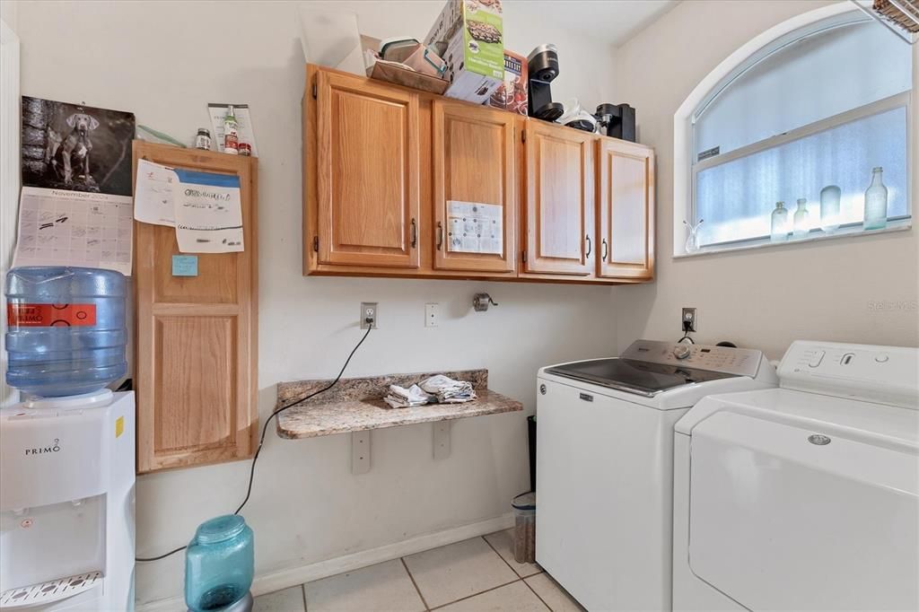 Laundry room off kitchen