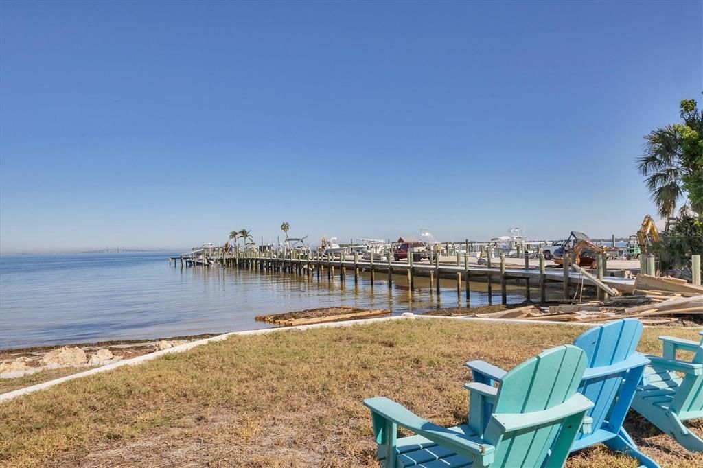 Community area and pier