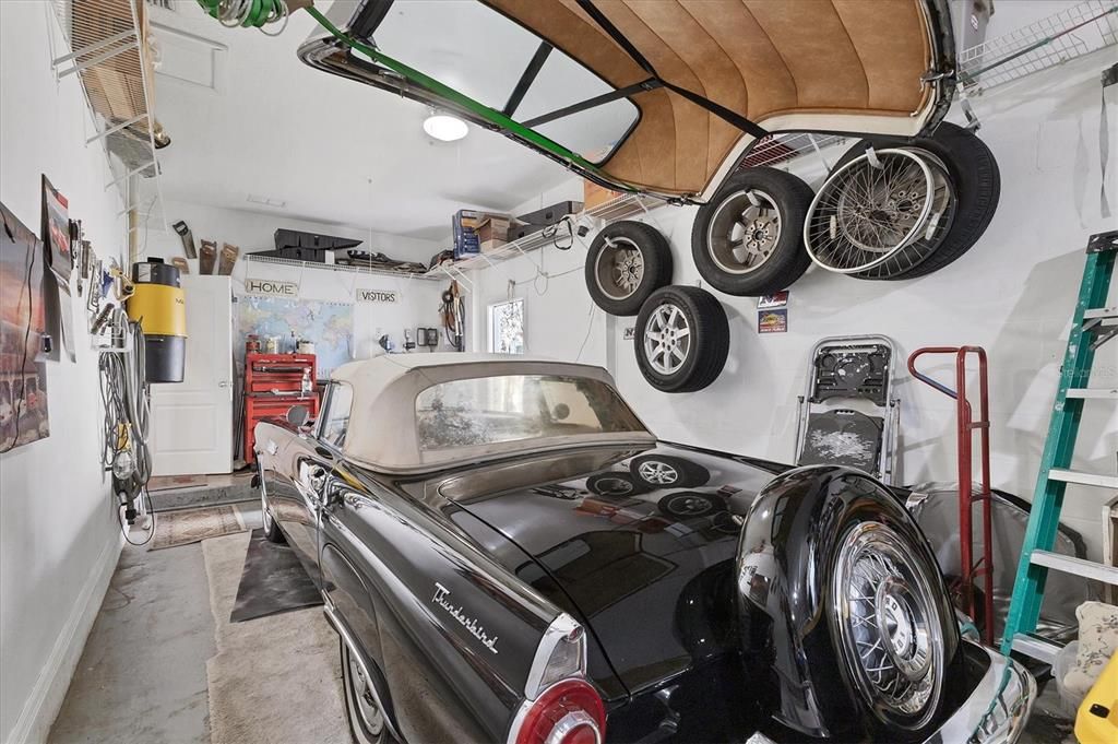 Three car tandem garage