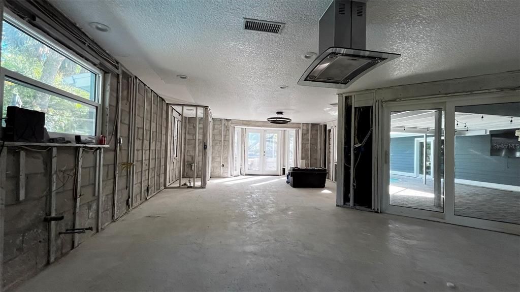 KITCHEN LOOKING INTO DINING AREA