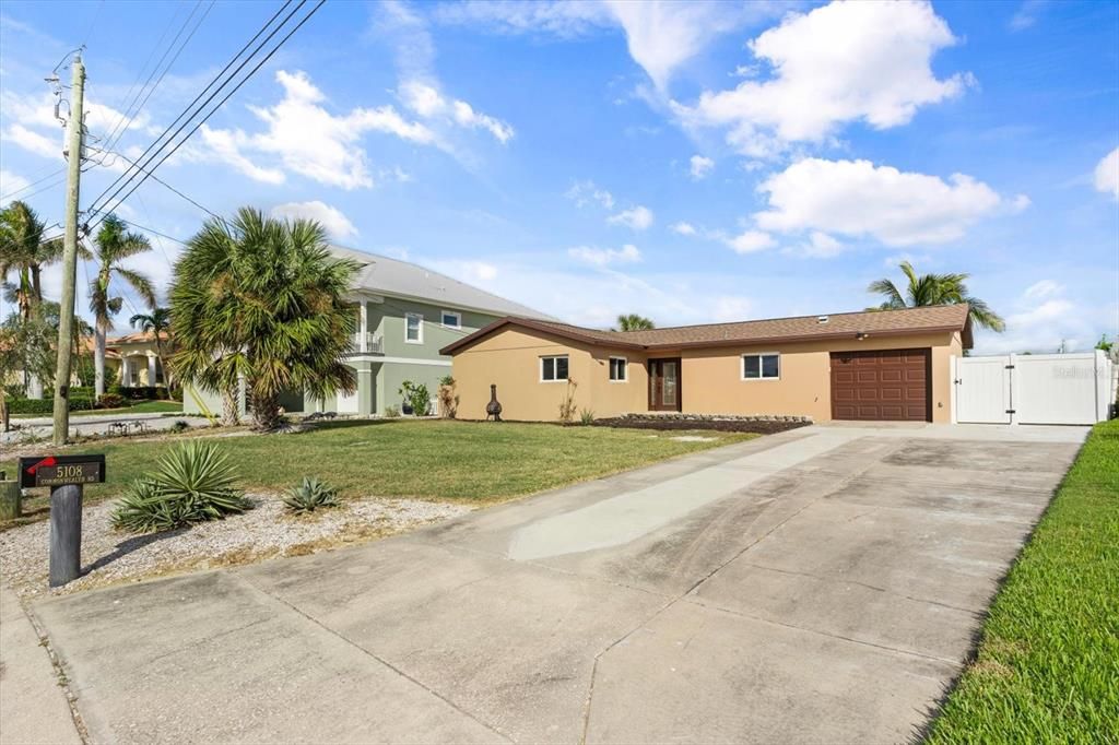 Front driveway