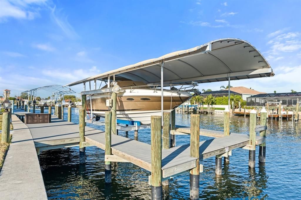 Boat dock canvas