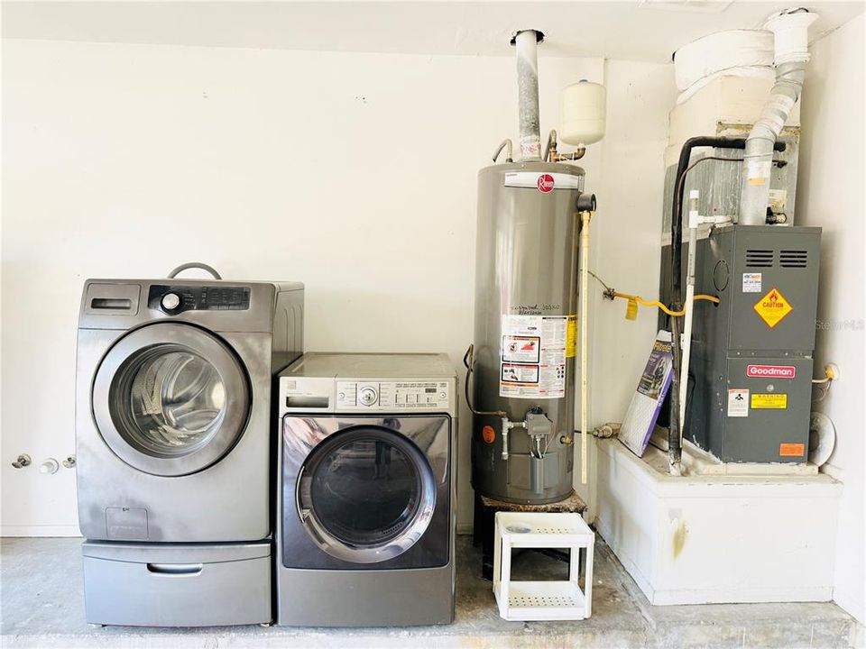 Large capacity washer & dryer