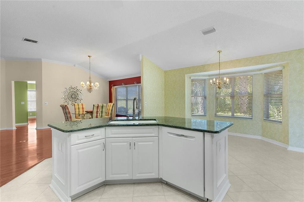 Lovely kitchen island!