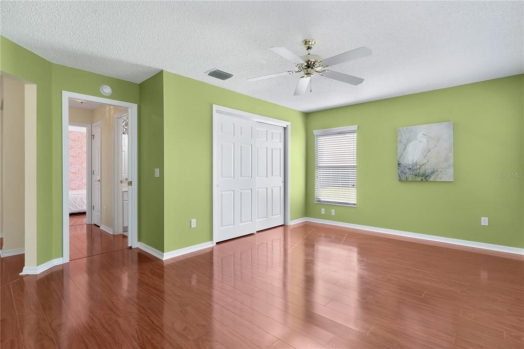 Plenty of space in the 3rd bedroom complete with double door closet.