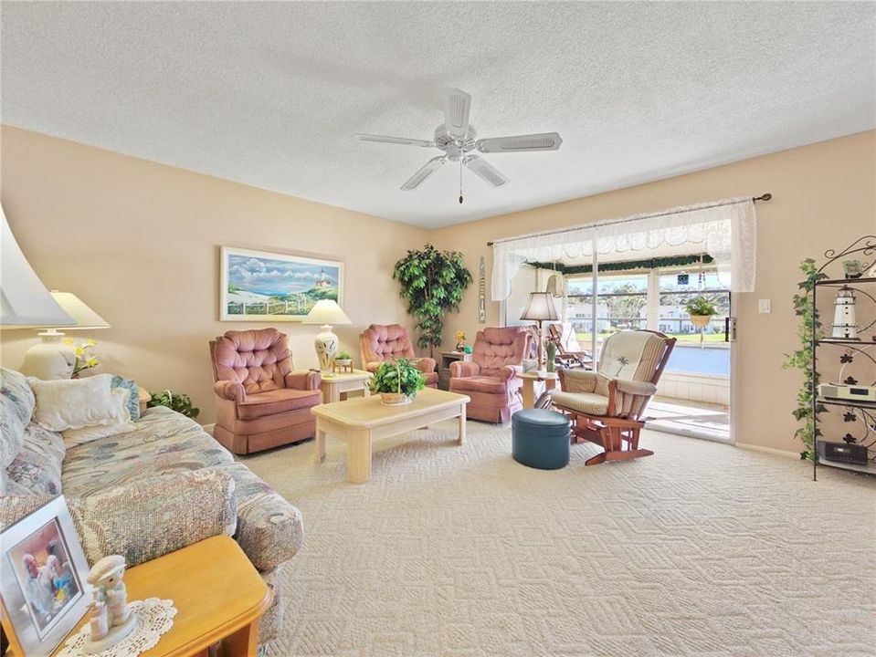 Main Living Area w/view of Lake Sparkle