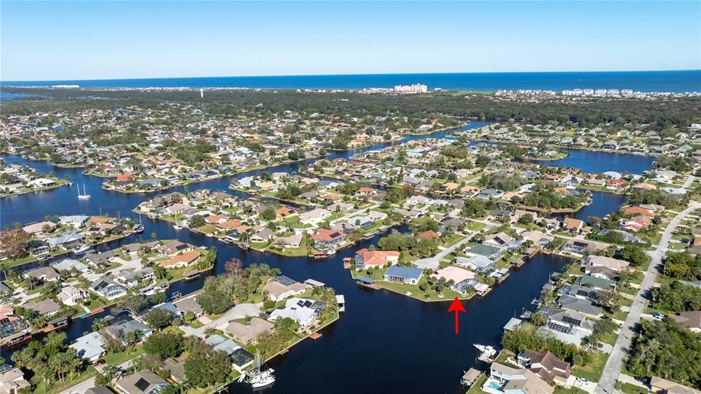 Aerial of Sailboat Country