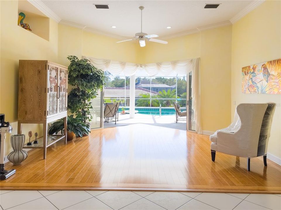 Great room with Bamboo flooring