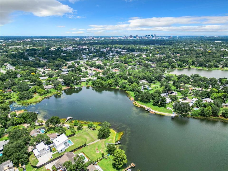 Home is located on Lake LaGrange, skiing allowed.