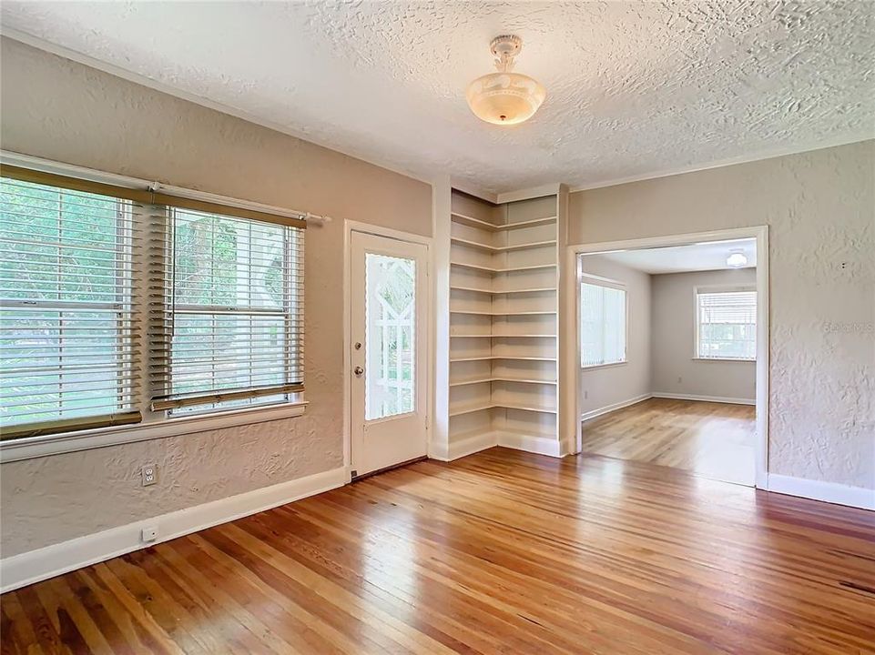 Living room and front door