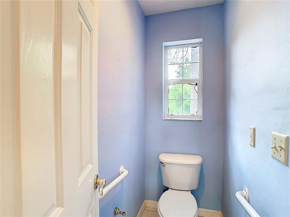 Master bath water closet.