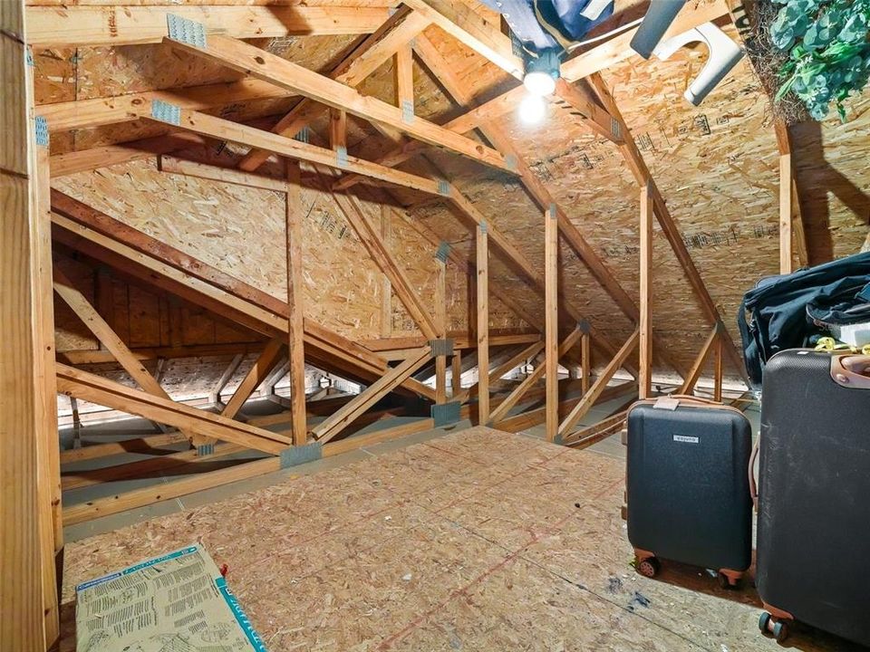 Garage Attic storage