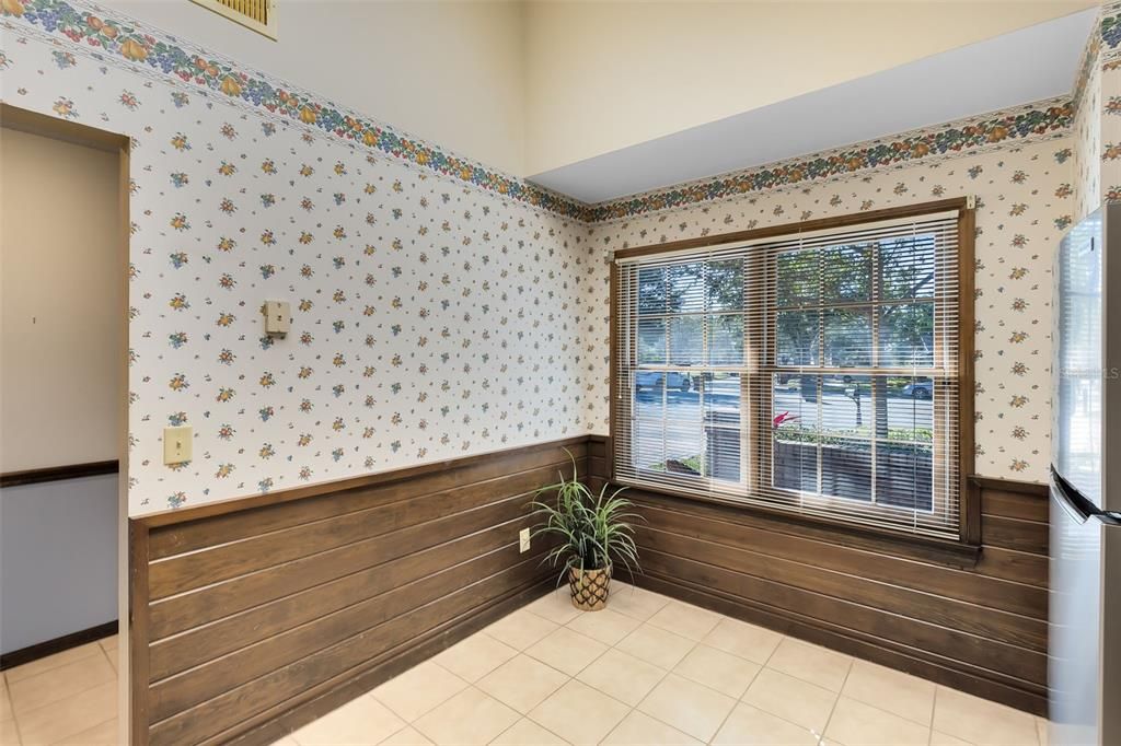 Kitchen nook for small table