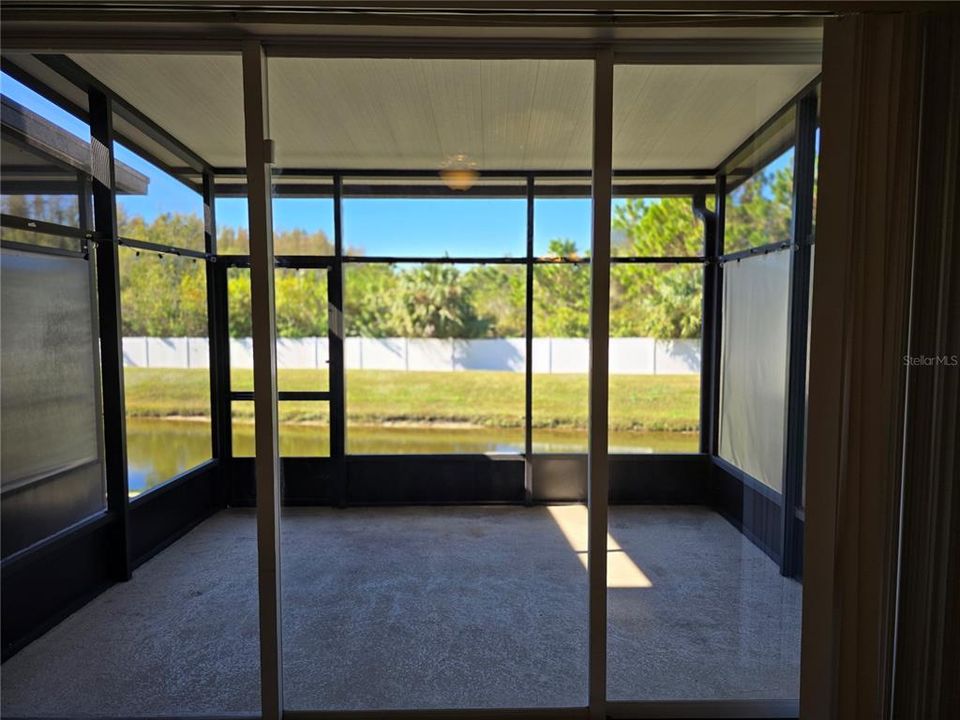 Screened patio