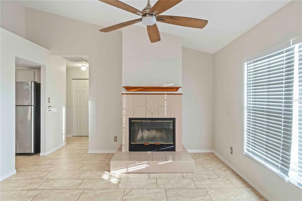 Fireplace in Living Room