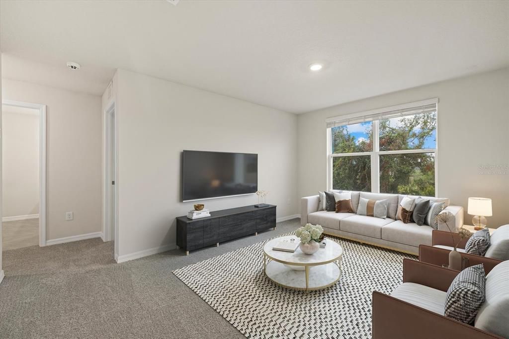 Bonus room virtually staged