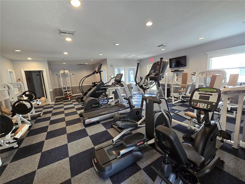 Community fitness room