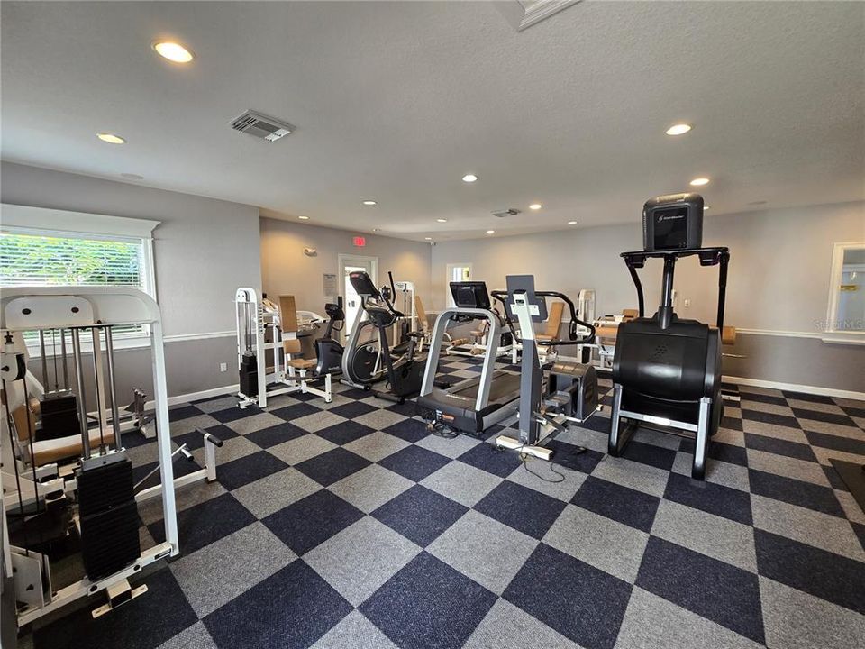 Community fitness room