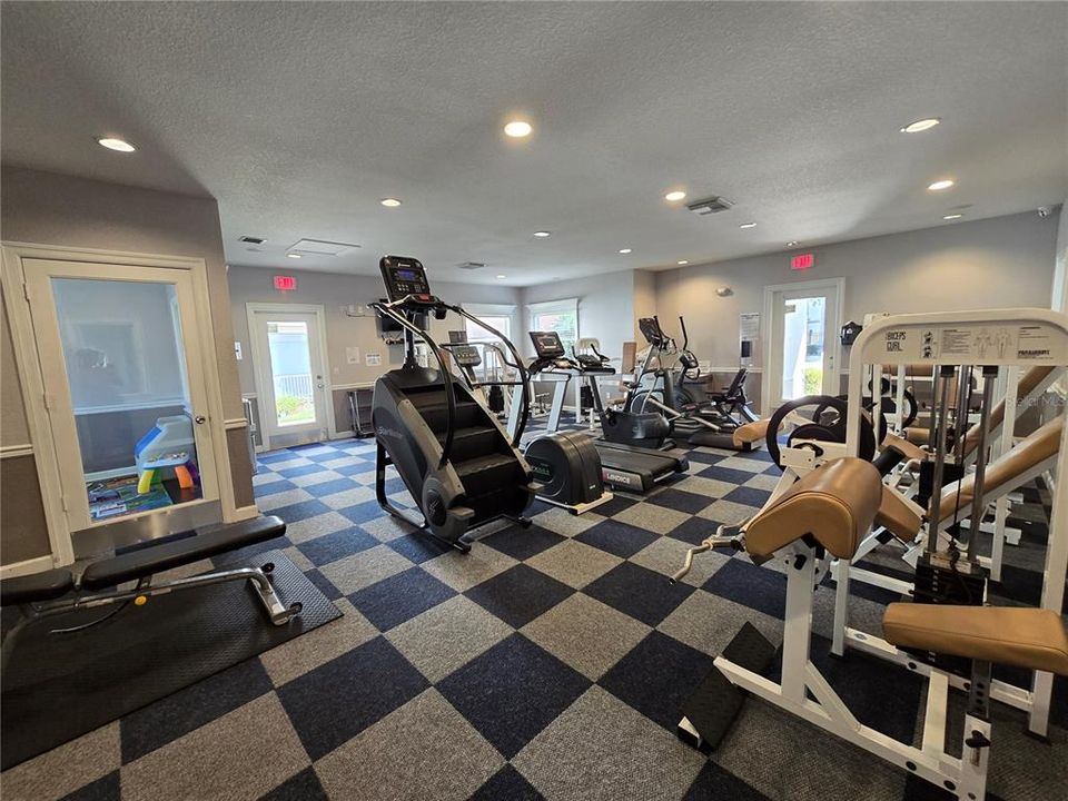 Community fitness room