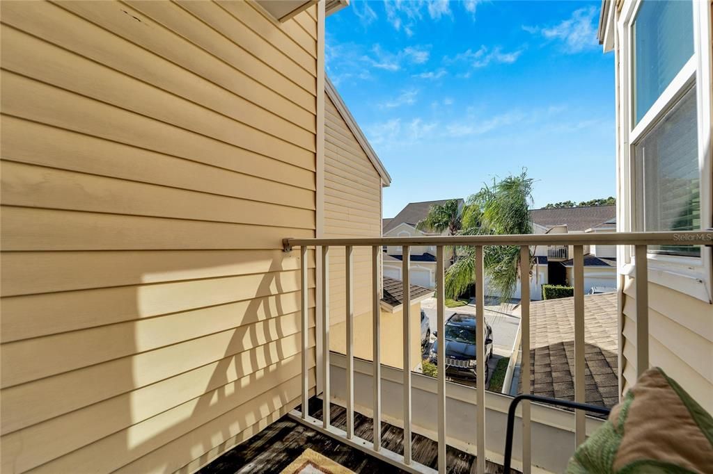 Second Floor Balcony