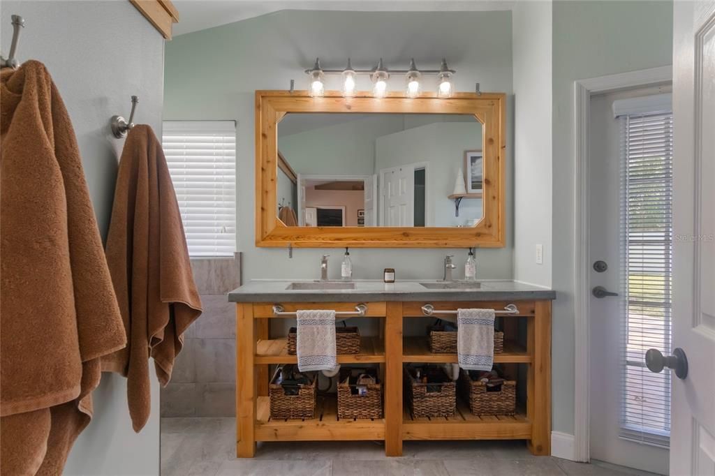 Primary Bath, Custom Vanity