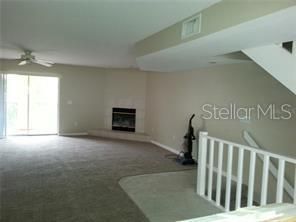 Fireplace in living room