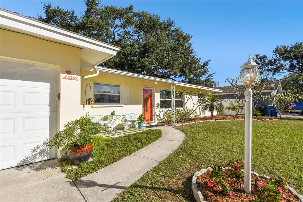 Lovely flowering plants and trees...wait until you see the back yard!