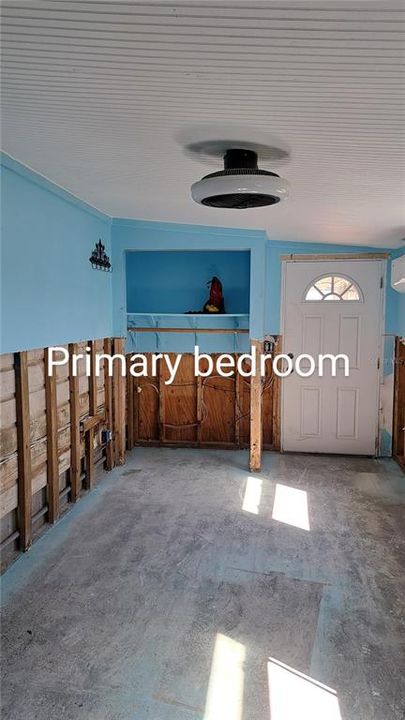 Primary bedroom with additional separate entrance