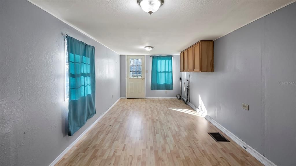 Family Room with Laundry