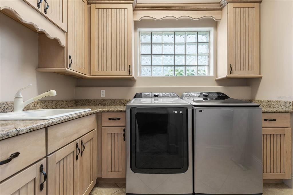 Laundry room on first floor