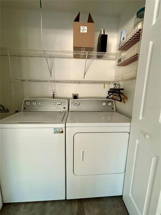 Washer and dryer come with the home