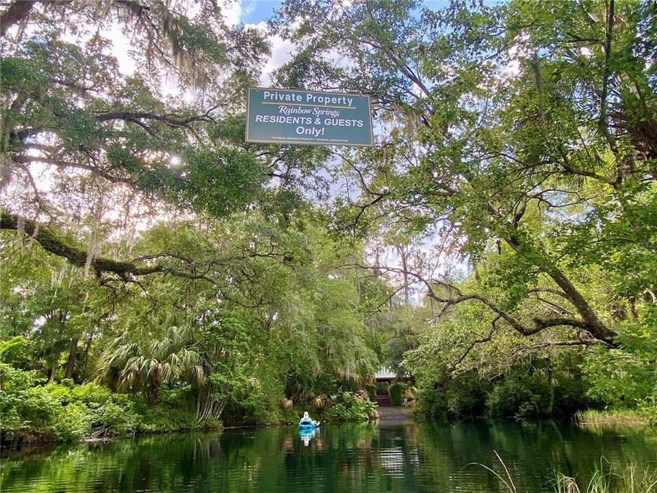 Private kayak/canoe launch