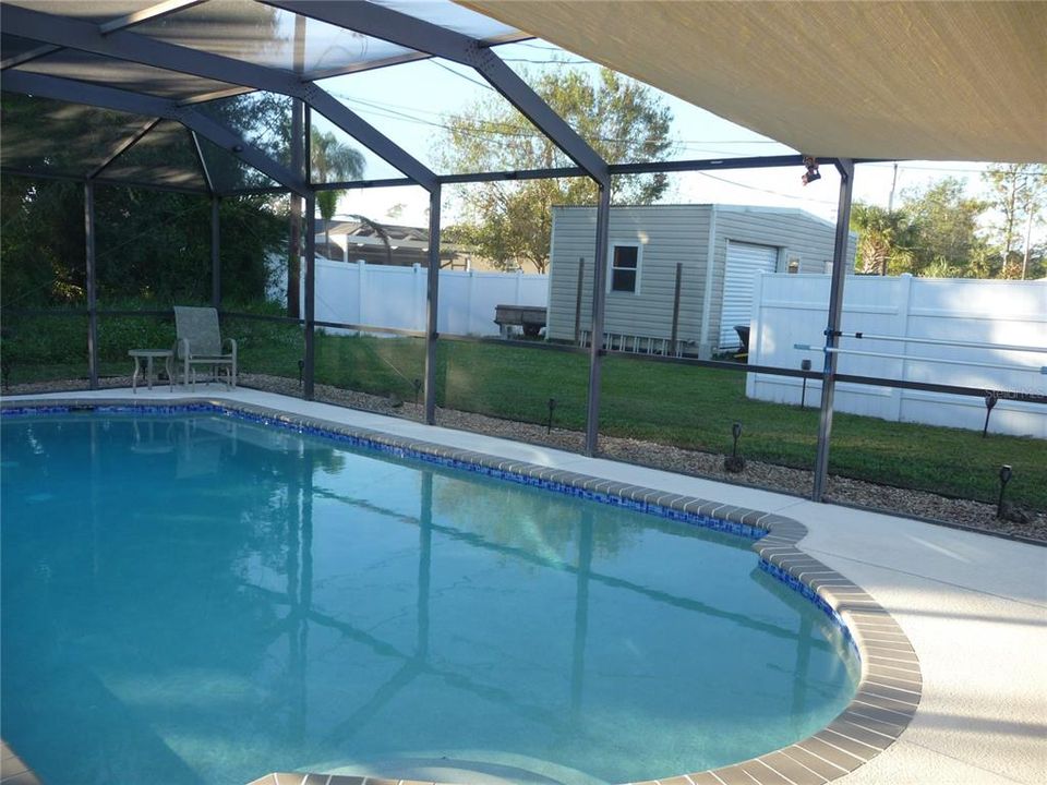 Privacy fence between homes