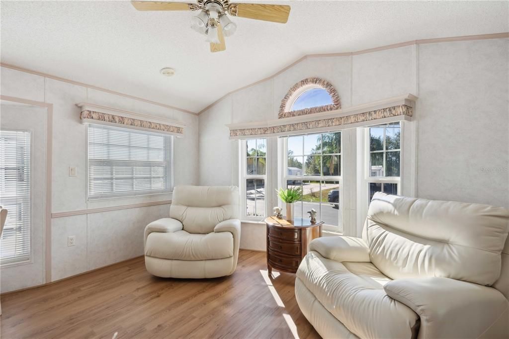 Family room in main home