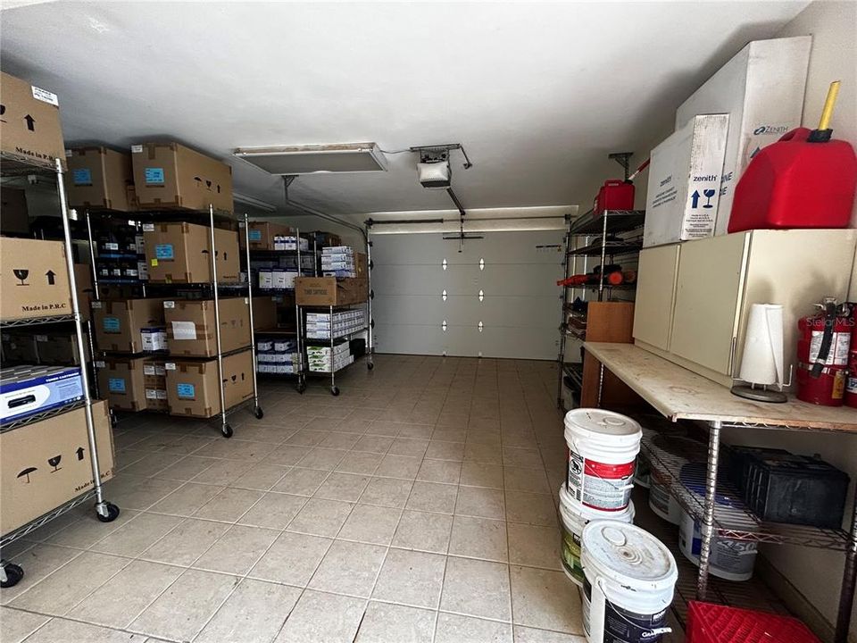 separate garage with additional storage