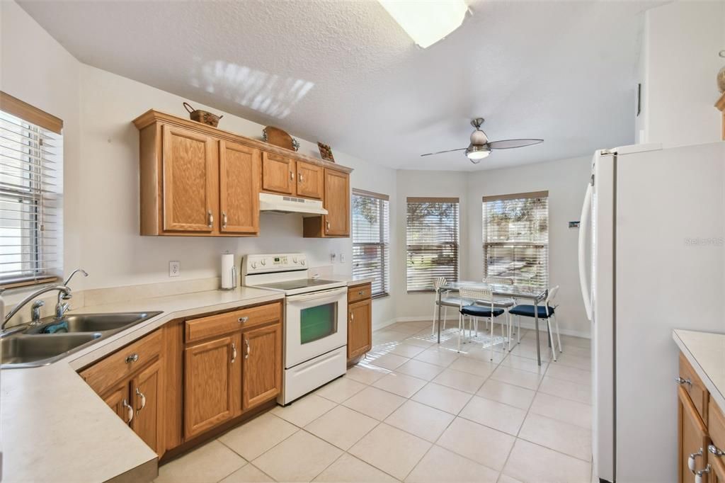 Kitchen looking toward front of the house