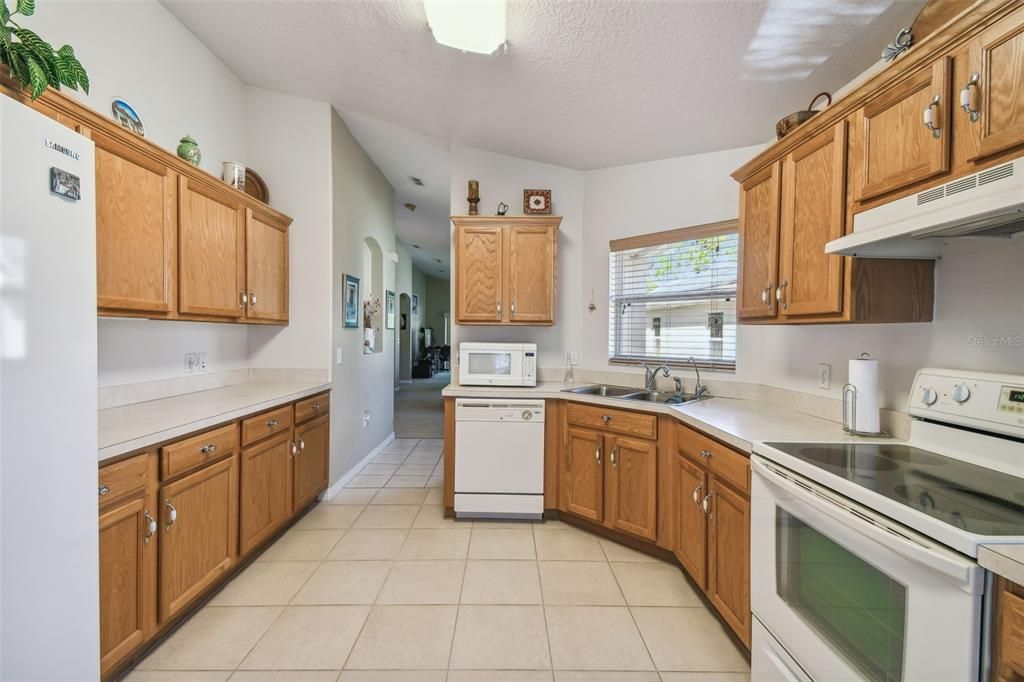 Kitchen looking toward dining room