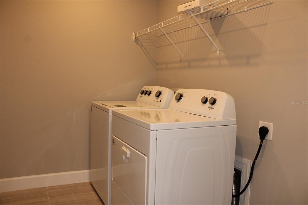 Upstairs laundry room