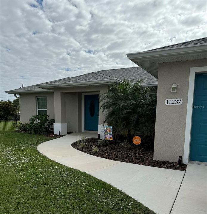 SIDEWALK TO FRONT OF HOME