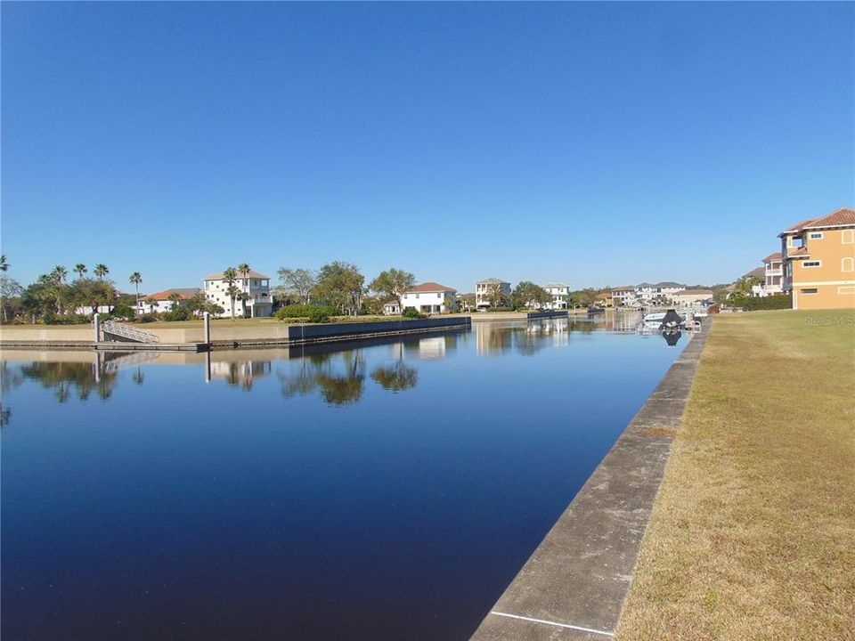 Canal view from backyard.