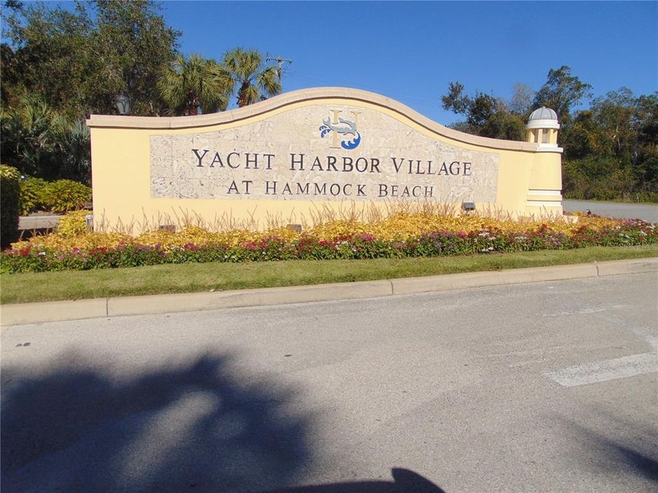 The gated community of Yacht Harbor Village.