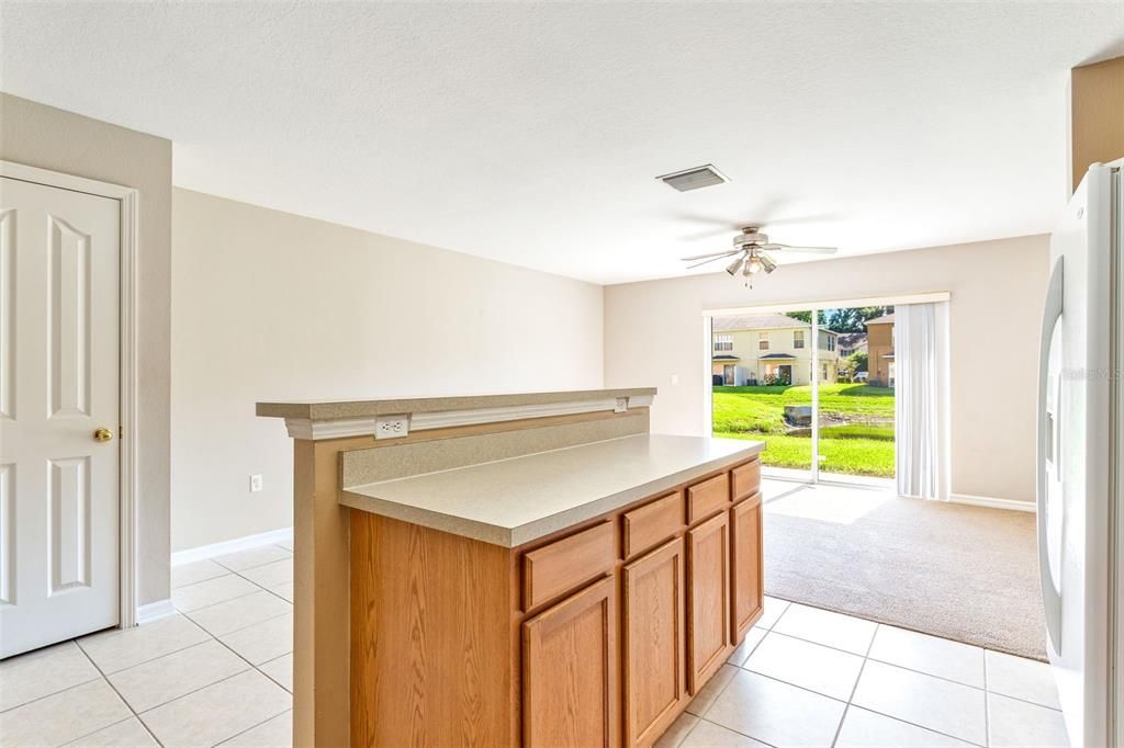 Kitchen and Dining Room/Family Room